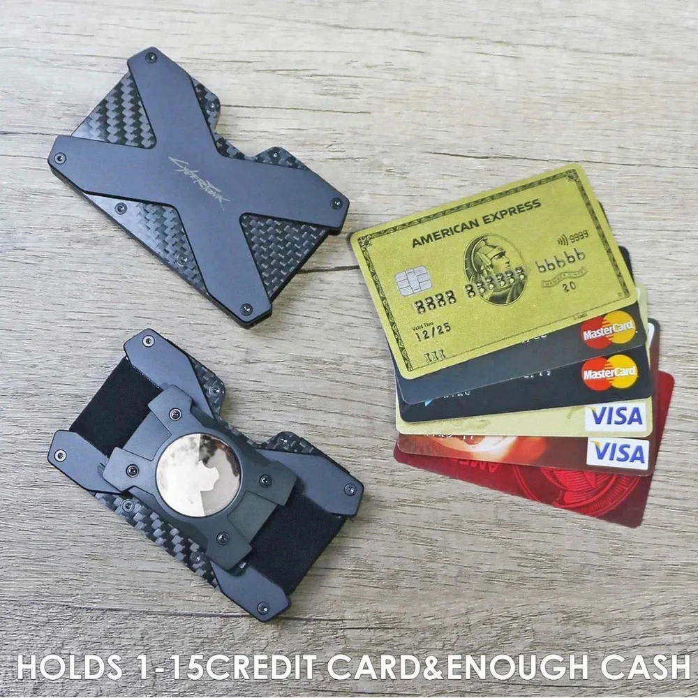 $29.99 CyberTank Wallet With Airtag Holder Wallets